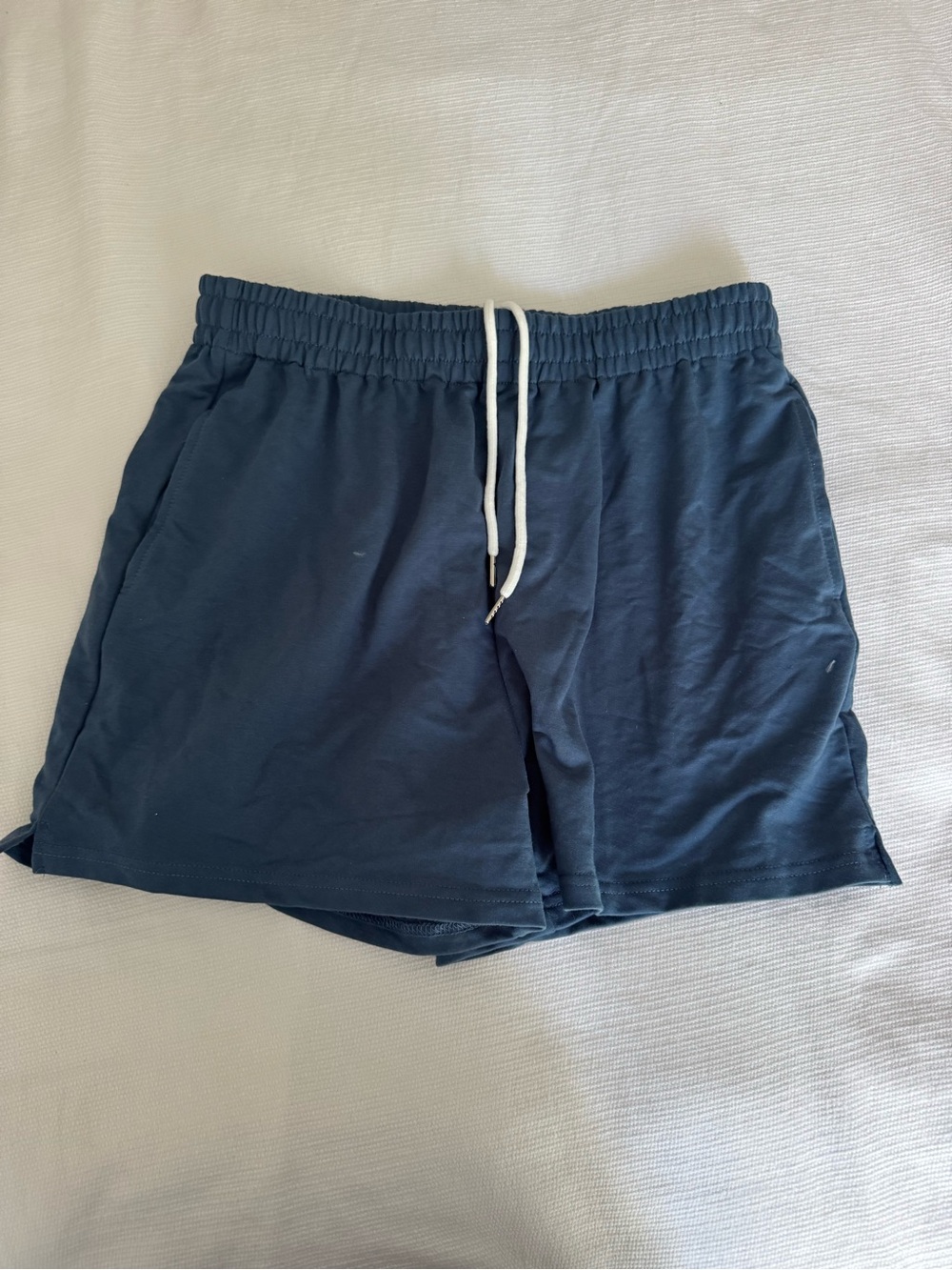 Navy Drawstring Lounge Shorts